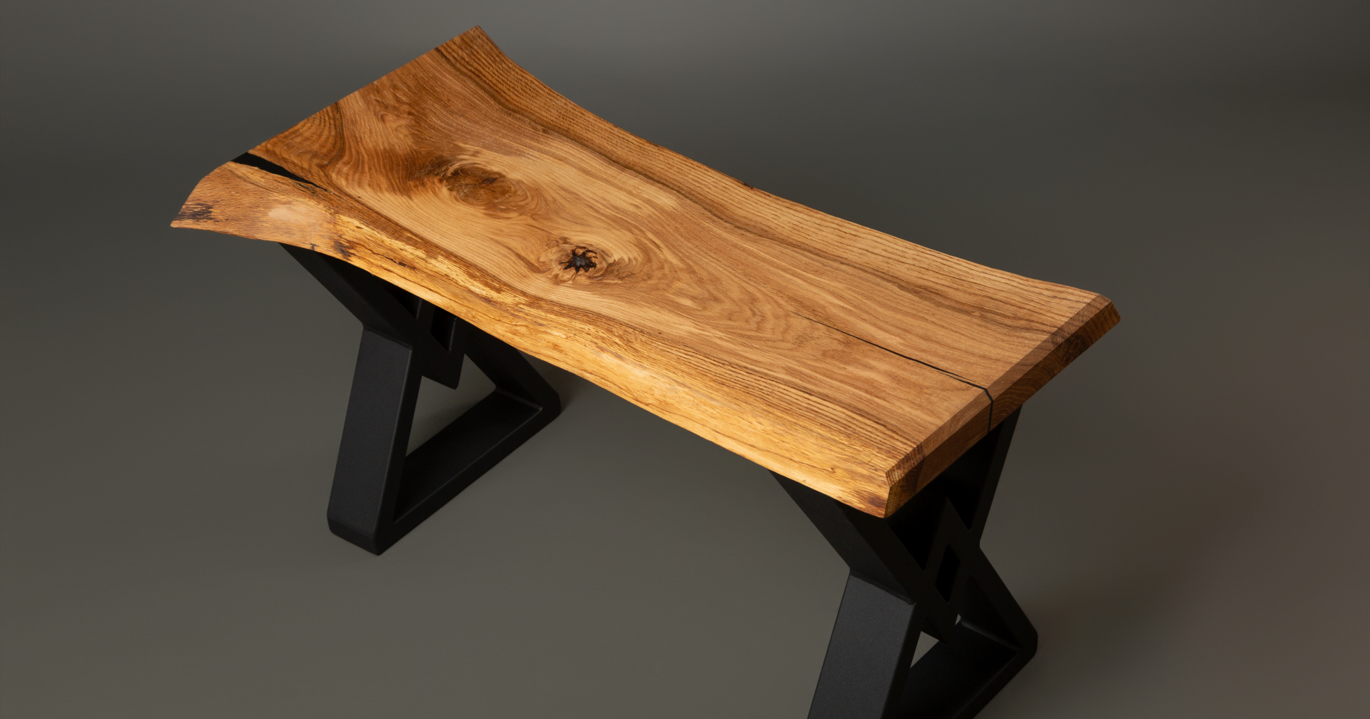 Oak coffee table by Riviere Custom Coffee Tables
